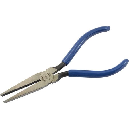 Gray Tools Flat Nose Plier, 6-1/2" Long, 2" Jaw B224A